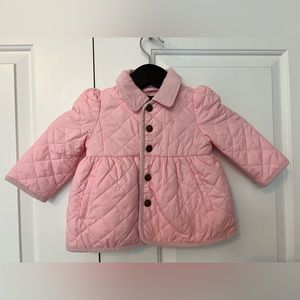 Ralph Lauren pea coat for baby girl (powder pink)